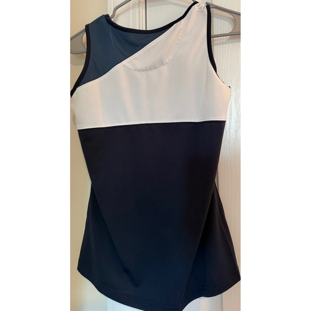 Bolle B-Tech Womens Navy Blue Colorblock Tennis Athletic Tank Top Medium - Picture 3 of 6